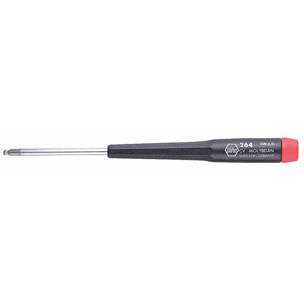 Precision Hex Screwdriver 3/64 in Round