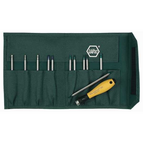 Slotted, Phillips, Torx Bit 8 1/2 in, Drive Size: 4 mm , Num. of pieces:12