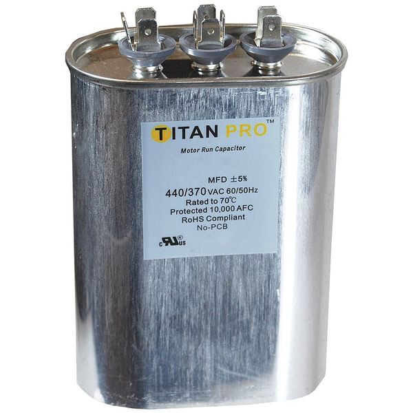 Motor Dual Run Cap, 40/7.5 MFD, 370-440V