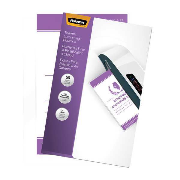 Laminating Pouch, Legal, 3 mil, PK50