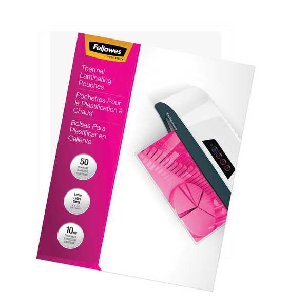 Laminating Pouch, Letter, 10 mil, PK50