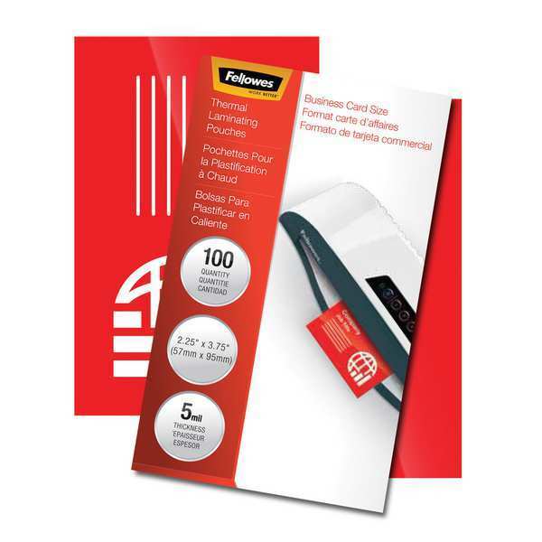 Laminating Pouch, Card, 5 mil, PK100