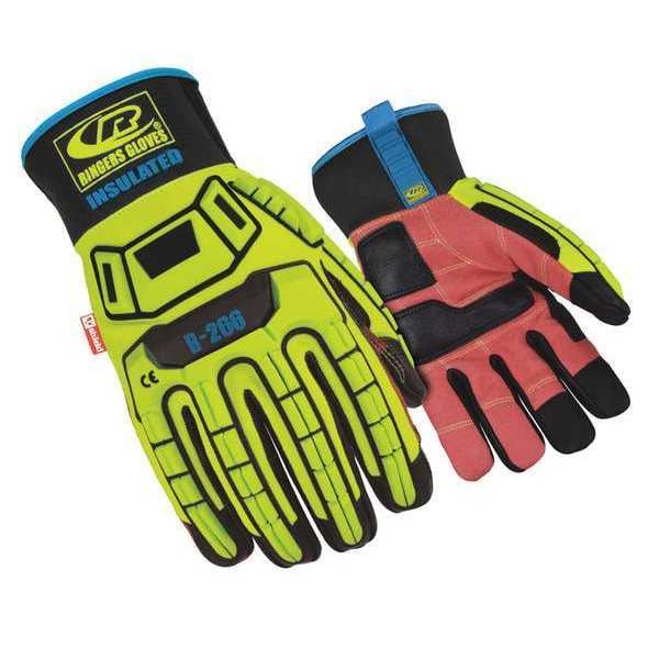Impact Gloves, L, Green