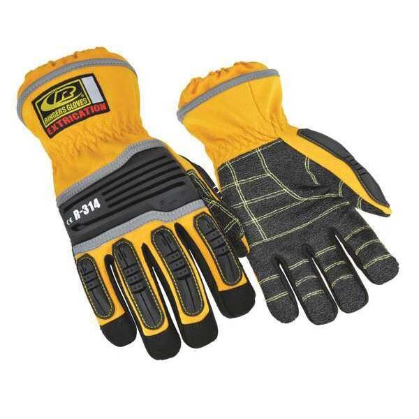 Cut Resistant Impact Gloves, A2 Cut Level, Uncoated, S, 1 PR