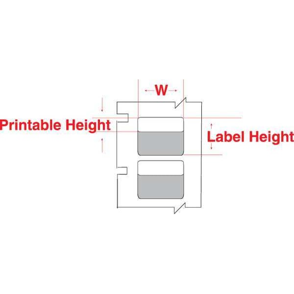 White Vinyl Wire Marker Tape, WRAP-11-427
