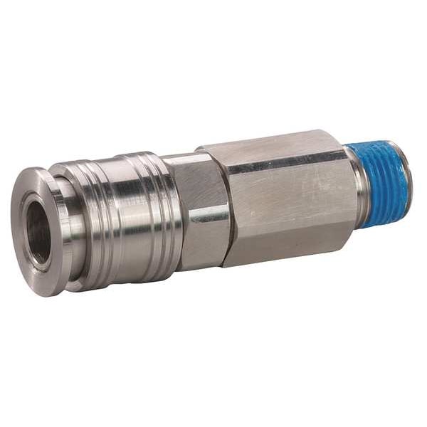 Coupler Body, (M)NPT, 1/4,304 SS