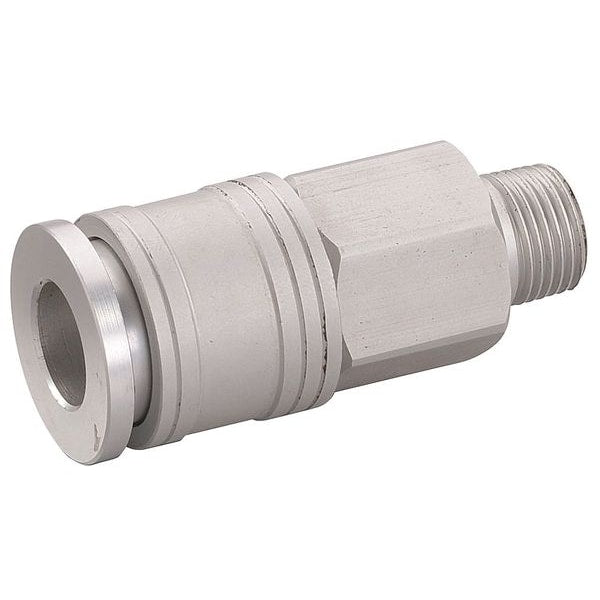 Coupler Body, (M)NPT, 3/8, Aluminum