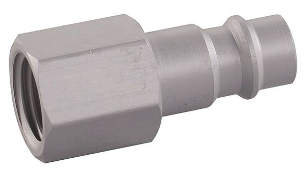 Coupler Plug, (F)NPT, 1/4, Aluminum
