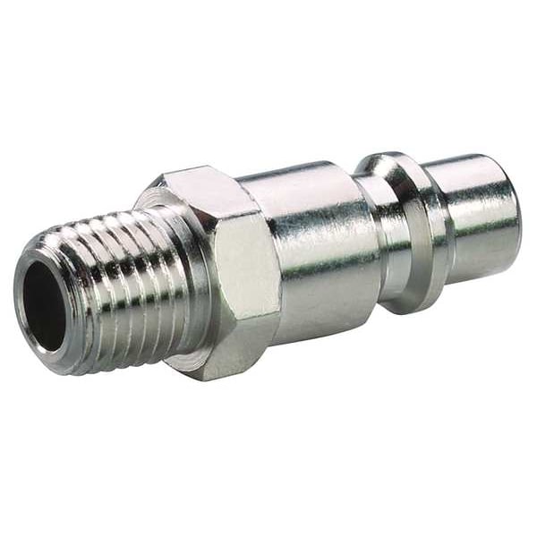 Coupler Plug, (M)NPT, 3/8, Steel