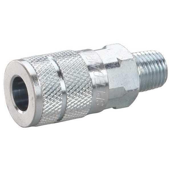 Coupler Body, (M)NPT, 3/8, Steel