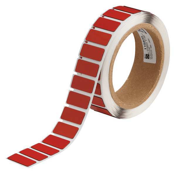 Red Polyester Wire Marker, THTEP171-593-.25RD