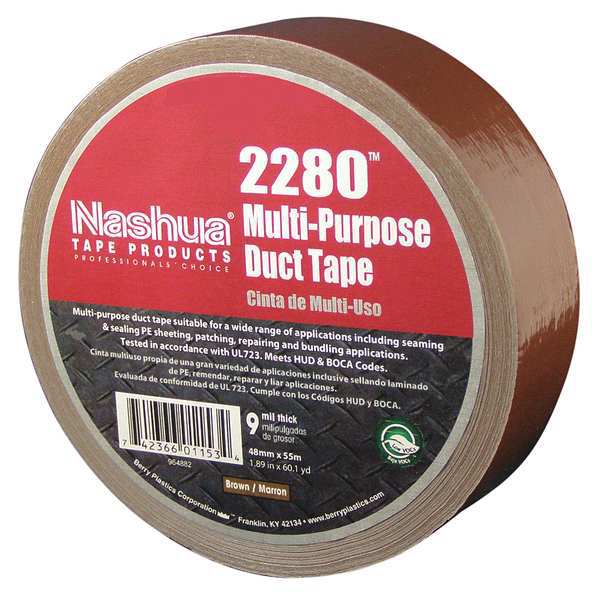 Duct Tape, 48mm x 55m, 9 mil, Brown