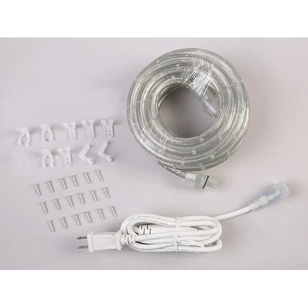LED Rope Light, 3000K, 18 Ft, 120V