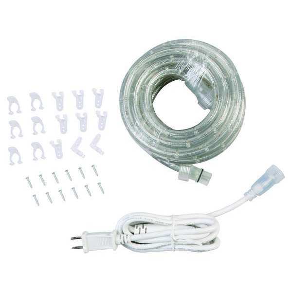 LED Rope Light, 5000K, 18 Ft, 120V