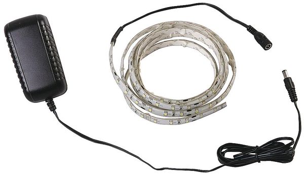 LED Tape Light, Blue, 6Ft, 120V