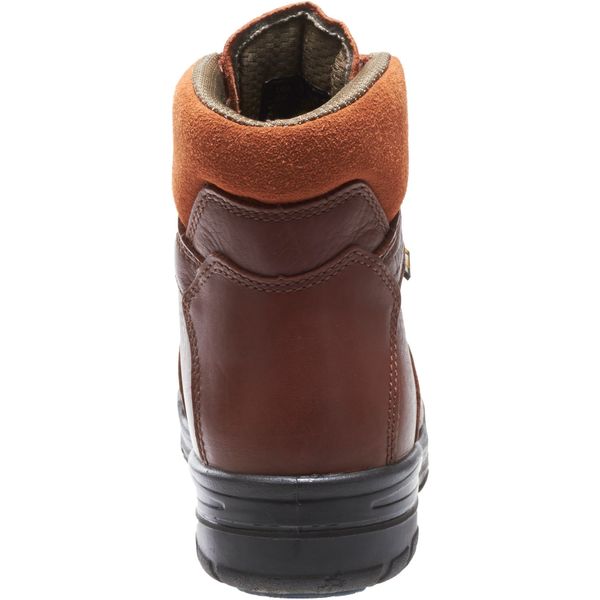 Size 9 Men's 6 in Work Boot Steel Work Boot, Brown