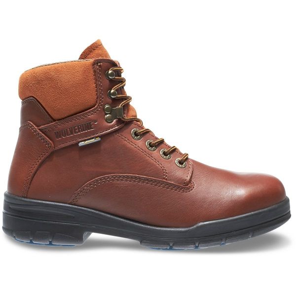 Size 9 Men's 6 in Work Boot Steel Work Boot, Brown
