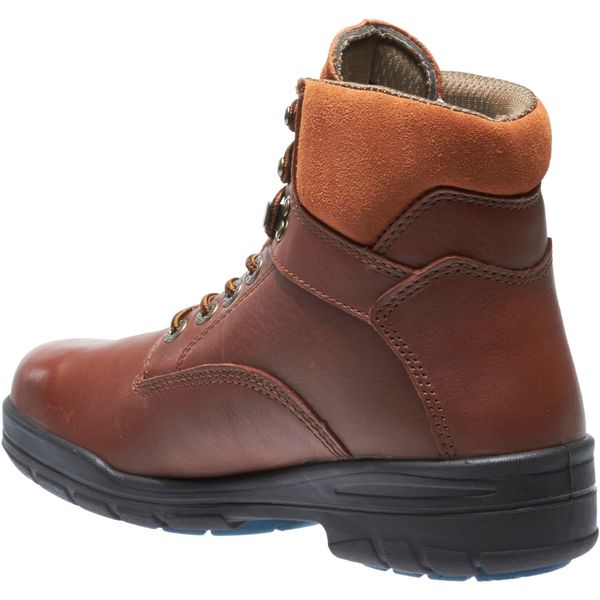 Size 9 Men's 6 in Work Boot Steel Work Boot, Brown