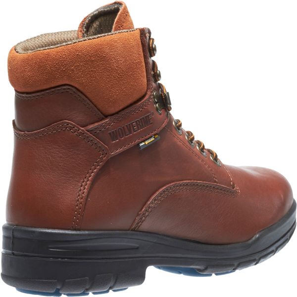 Size 9 Men's 6 in Work Boot Steel Work Boot, Brown