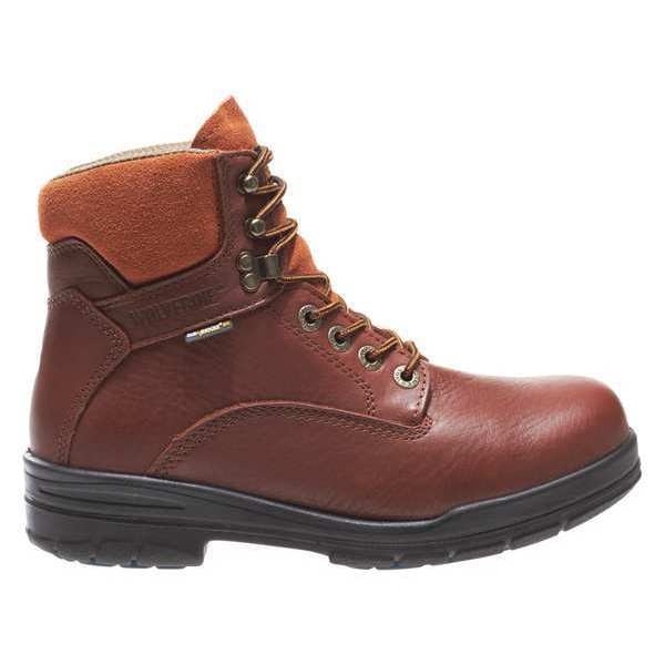 Size 9 Men's 6 in Work Boot Steel Work Boot, Brown