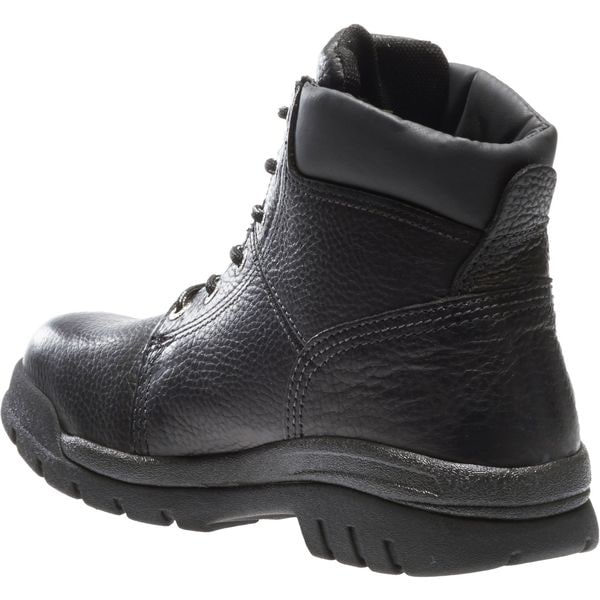Size 9 Men's 6 in Work Boot Steel Work Boot, Black