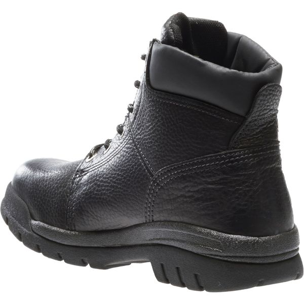 Size 8-1/2 Men's 6 in Work Boot Steel Work Boot, Black