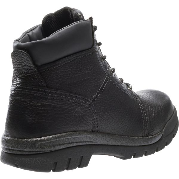 Size 8-1/2 Men's 6 in Work Boot Steel Work Boot, Black