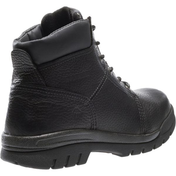 Size 9 Men's 6 in Work Boot Steel Work Boot, Black
