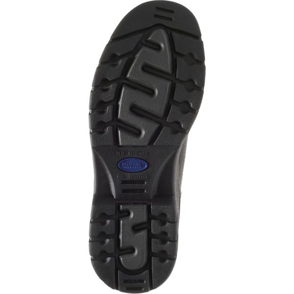 Size 11W Men's 6 in Work Boot Steel Work Boot, Black