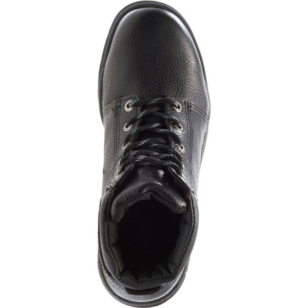 Size 13 Men's 6 in Work Boot Steel Work Boot, Black