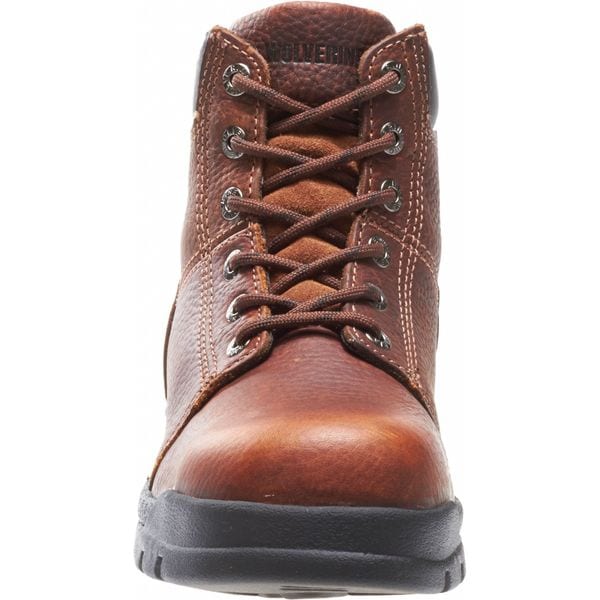 Size 9 Men's 6 in Work Boot Steel Work Boot, Walnut