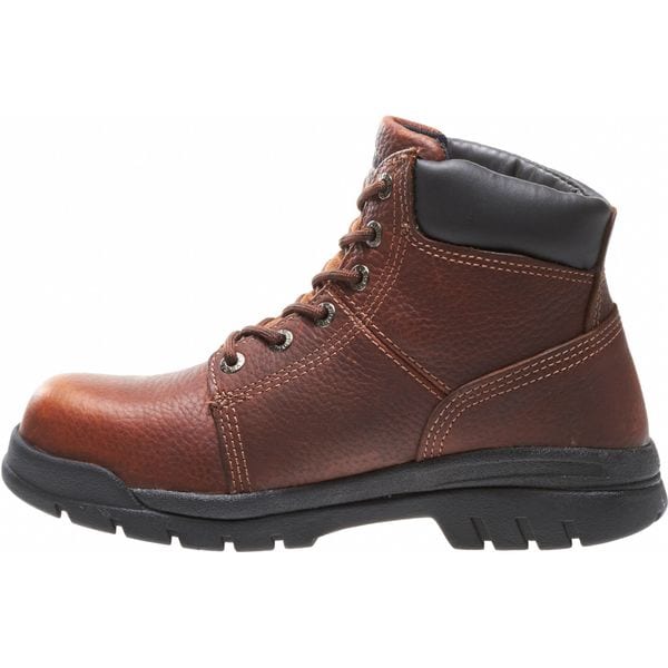Size 15 Men's 6 in Work Boot Steel Work Boot, Walnut