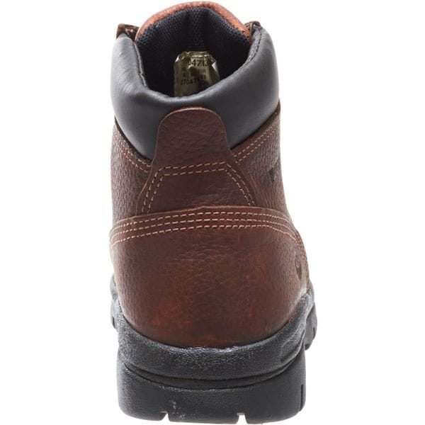 Size 15 Men's 6 in Work Boot Steel Work Boot, Walnut