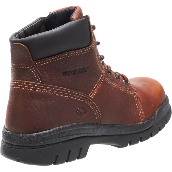 Size 9 Men's 6 in Work Boot Steel Work Boot, Walnut
