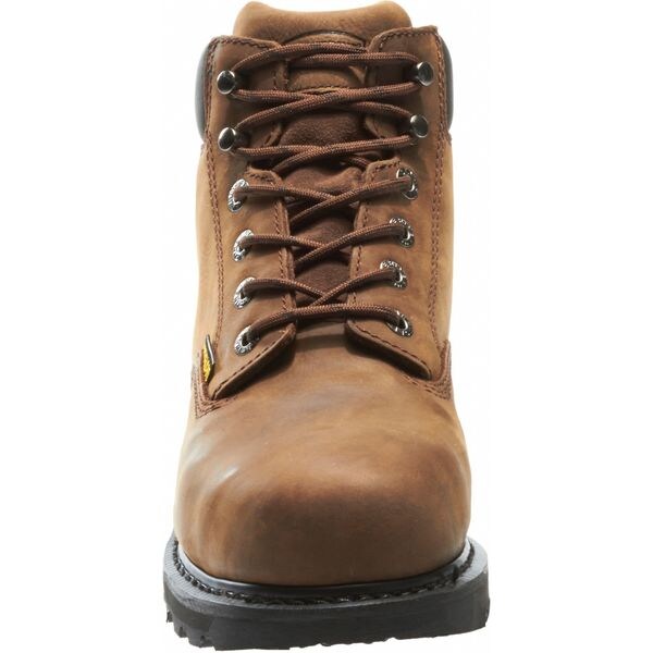 Size 13 Men's 6 in Work Boot Steel Work Boot, Brown