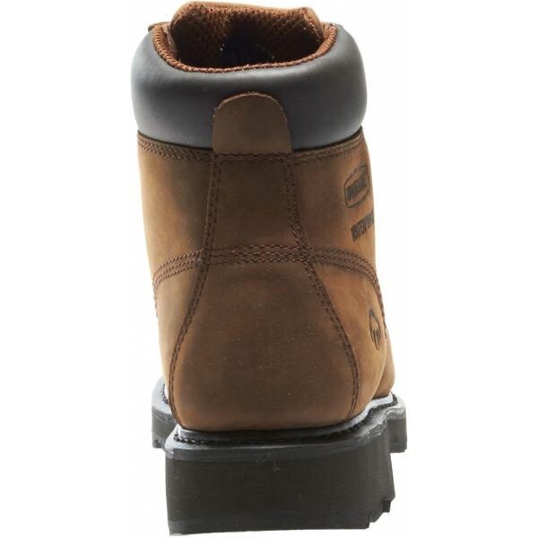 Size 13 Men's 6 in Work Boot Steel Work Boot, Brown