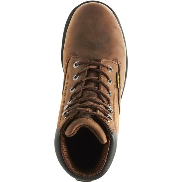Size 10 Men's 6 in Work Boot Steel Work Boot, Brown