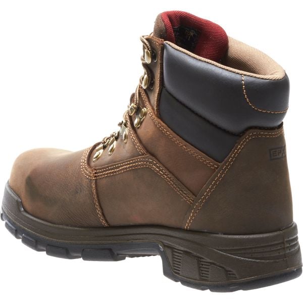 Size 9-1/2 Men's 6 in Work Boot Composite Work Boot, Dark Brown