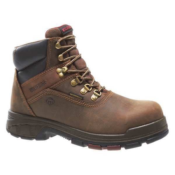 Size 11 Men's 6 in Work Boot Composite Work Boot, Dark Brown