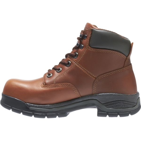 Size 14XW Men's 6 in Work Boot Steel Work Boot, Brown