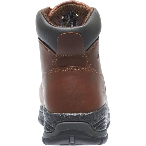 Size 15W Men's 6 in Work Boot Steel Work Boot, Brown
