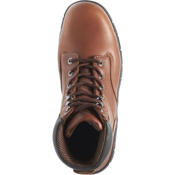 Size 15W Men's 6 in Work Boot Steel Work Boot, Brown