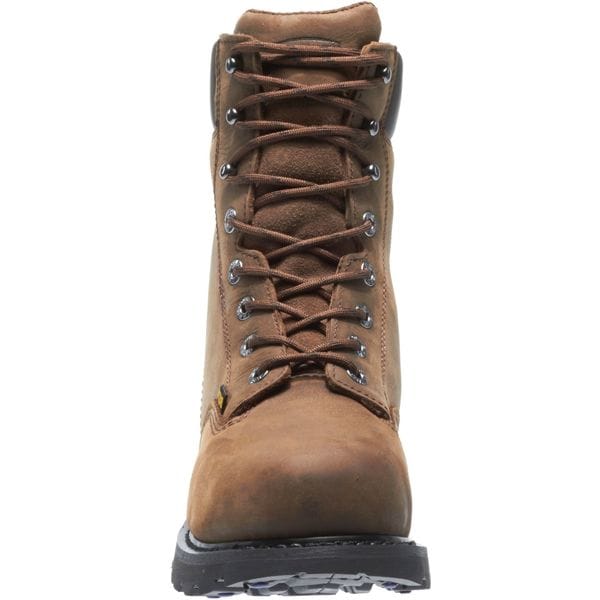Size 7 Men's 8 in Work Boot Steel Work Boot, Brown