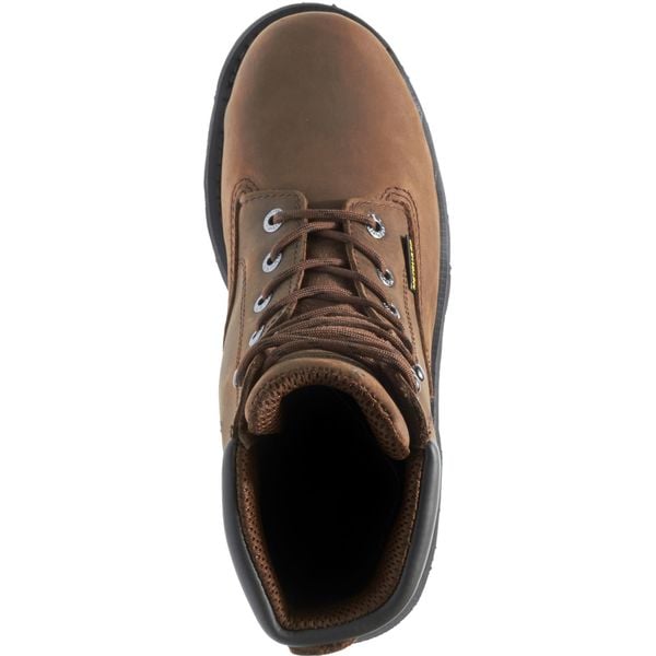 Size 10-1/2 Men's 8 in Work Boot Steel Work Boot, Brown