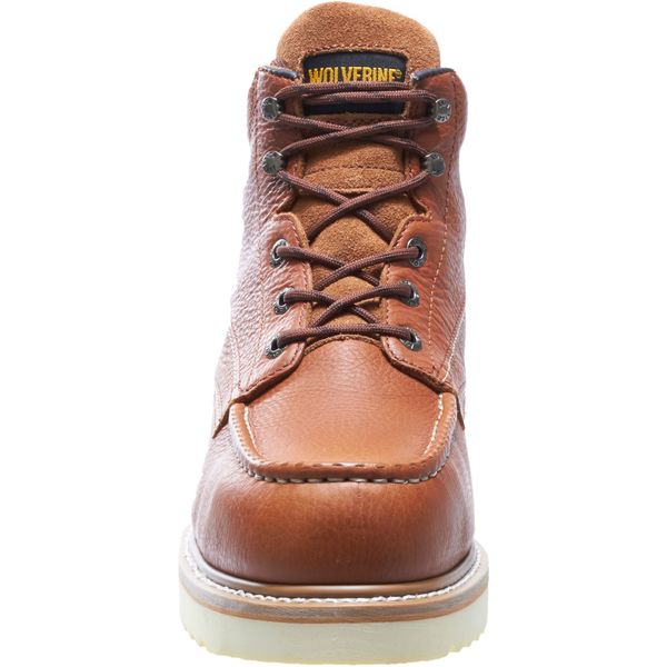 Size 11 Men's 6 in Work Boot Steel Work Boot, Brown
