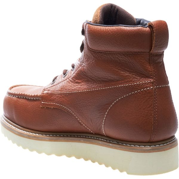 Size 9 Men's 6 in Work Boot Steel Work Boot, Brown