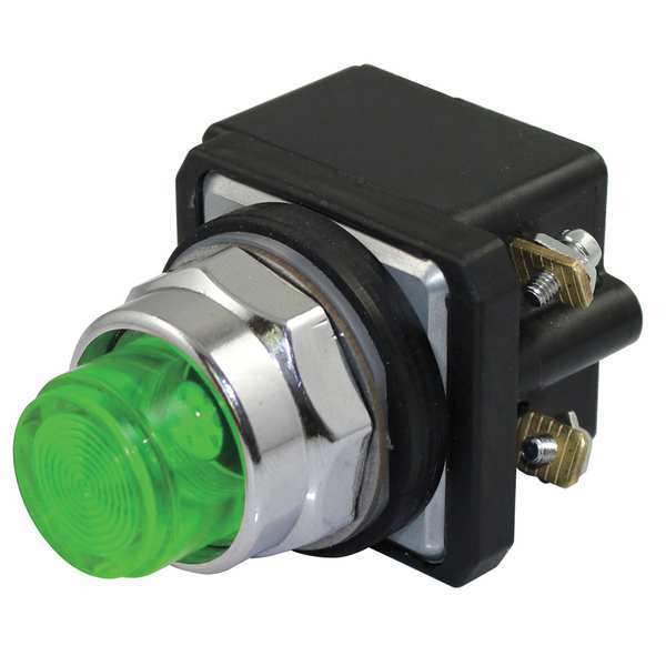 Pilot Light, LED, 24V, 30mm, Chrome, GR