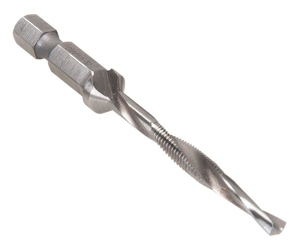 Drill and Tap Bit, HSS, 10-32