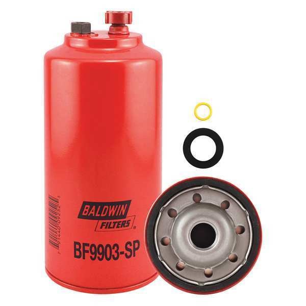 Fuel/Water Separator Spin-on, 9-7/32 In