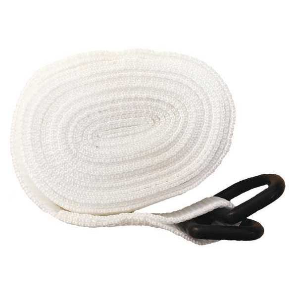Strap, White, 100 in. L, PK50